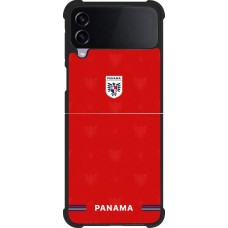 Samsung Galaxy Z Flip4 Case Hülle - Silikon schwarz Panama 2026 personalisierbares Fussballtrikot