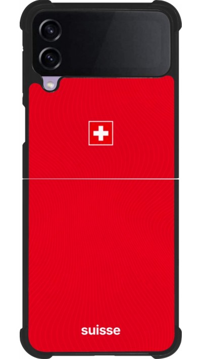 Samsung Galaxy Z Flip4 Case Hülle - Silikon schwarz Schweiz 2026 personalisierbares Fussballtrikot