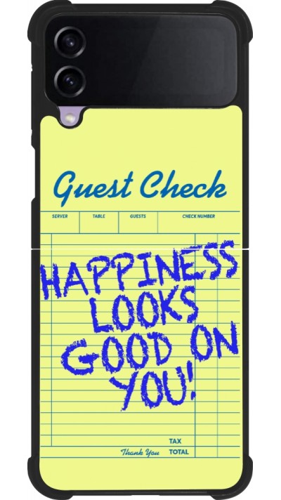 Samsung Galaxy Z Flip4 Case Hülle - Silikon schwarz Guest check 2026