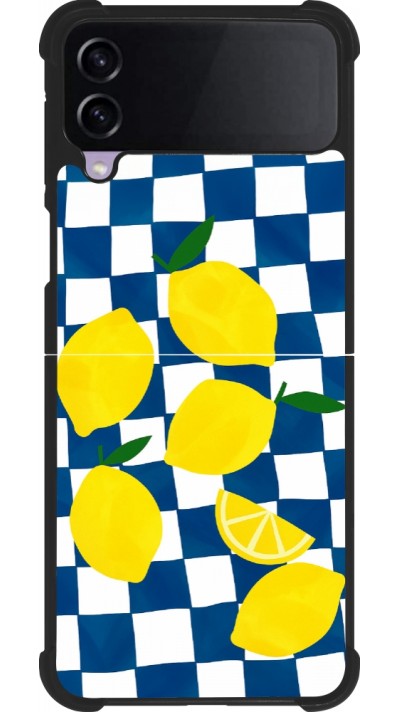 Samsung Galaxy Z Flip4 Case Hülle - Silikon schwarz Illustration lemons 2026