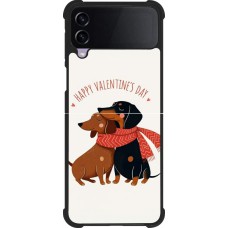 Samsung Galaxy Z Flip4 Case Hülle - Silikon schwarz Saint Valentines Day 26 Happy Valentine