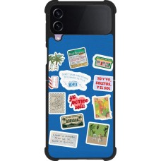 Samsung Galaxy Z Flip4 Case Hülle - Silikon schwarz Seals of the Dominican Republic DTMF