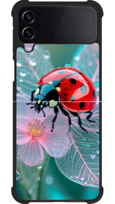 Samsung Galaxy Z Flip4 Case Hülle - Silikon schwarz Ladybird in bloom Spring 2026