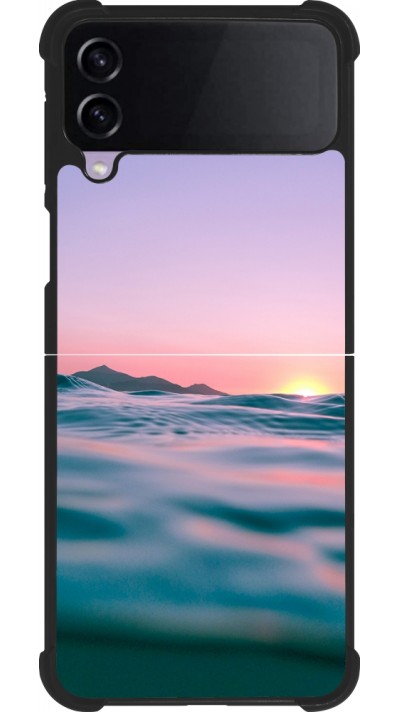 Coque Samsung Galaxy Z Flip4 - Silicone rigide noir Summer 2021 12