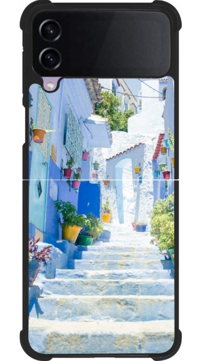 Coque Samsung Galaxy Z Flip4 - Silicone rigide noir Summer 2021 18