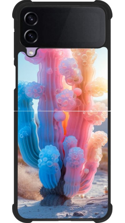 Samsung Galaxy Z Flip4 Case Hülle - Silikon schwarz Artificial vegetation 2025