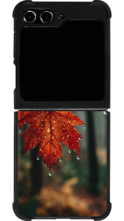 Samsung Galaxy Z Flip5 Case Hülle - Silikon schwarz Autumn 25 Rain