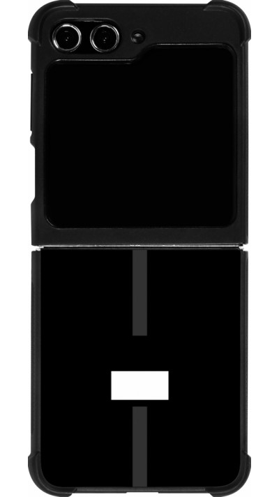 Coque Samsung Galaxy Z Flip5 - Silicone rigide noir Canton FR noir
