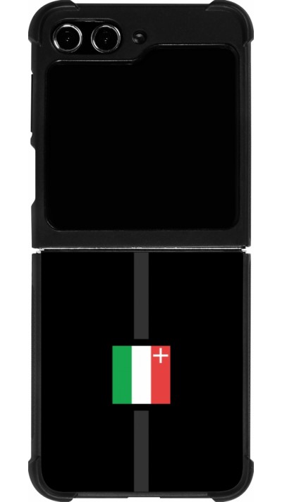 Coque Samsung Galaxy Z Flip5 - Silicone rigide noir Canton NE noir