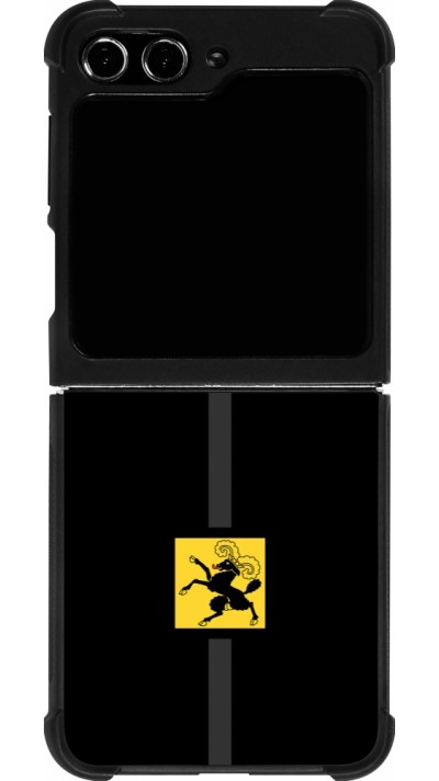 Coque Samsung Galaxy Z Flip5 - Silicone rigide noir Canton SH noir