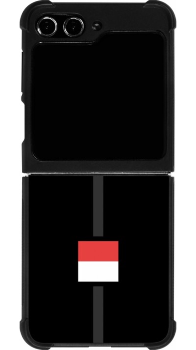 Coque Samsung Galaxy Z Flip5 - Silicone rigide noir Canton SO noir