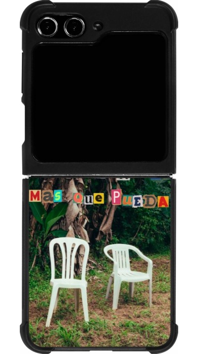 Coque Samsung Galaxy Z Flip5 - Silicone rigide noir Chairs DTMF