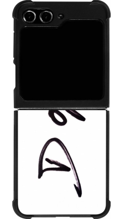 Coque Samsung Galaxy Z Flip5 - Silicone rigide noir Dope
