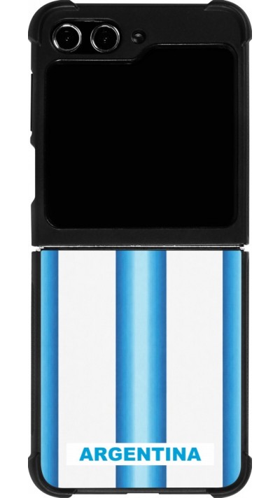 Samsung Galaxy Z Flip5 Case Hülle - Silikon schwarz Argentinien 2026 personalisierbares Fussballtrikot