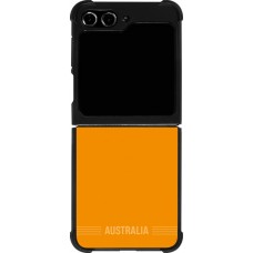 Samsung Galaxy Z Flip5 Case Hülle - Silikon schwarz Australien 2026 personalisierbares Fussballtrikot
