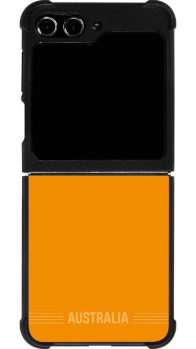 Samsung Galaxy Z Flip5 Case Hülle - Silikon schwarz Australien 2026 personalisierbares Fussballtrikot