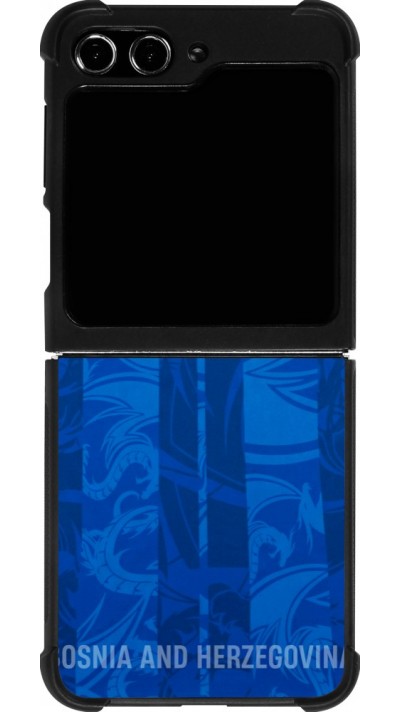 Samsung Galaxy Z Flip5 Case Hülle - Silikon schwarz Bosnien und Herzegowina 2026 personalisierbares Fussballtrikot