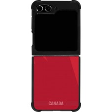 Samsung Galaxy Z Flip5 Case Hülle - Silikon schwarz Kanada 2026 personalisierbares Fussballtrikot