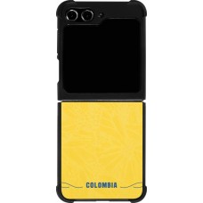Samsung Galaxy Z Flip5 Case Hülle - Silikon schwarz Kolumbien 2026 personalisierbares Fussballtrikot