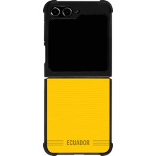 Samsung Galaxy Z Flip5 Case Hülle - Silikon schwarz Ecuador 2026 personalisierbares Fussballtrikot