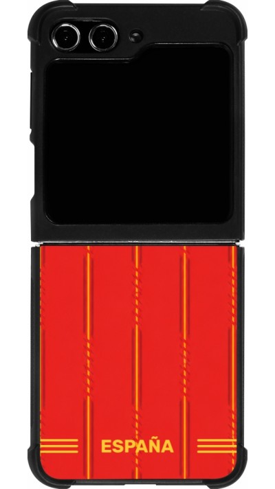 Samsung Galaxy Z Flip5 Case Hülle - Silikon schwarz Spanien 2026 personalisierbares Fussballtrikot