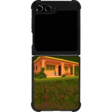 Samsung Galaxy Z Flip5 Case Hülle - Silikon schwarz Benitos house DTMF
