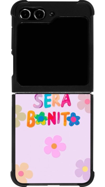 Samsung Galaxy Z Flip5 Case Hülle - Silikon schwarz Karol G Manana sera bonito