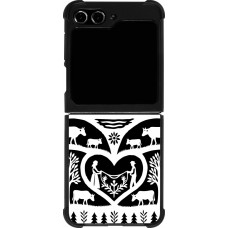 Samsung Galaxy Z Flip5 Case Hülle - Silikon schwarz Poya Schweiz 2 schwarz