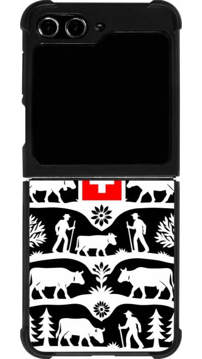 Samsung Galaxy Z Flip5 Case Hülle - Silikon schwarz Poya Schweiz 3 schwarz