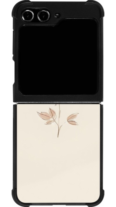 Samsung Galaxy Z Flip5 Case Hülle - Silikon schwarz Rosa Sand Minimalistisch