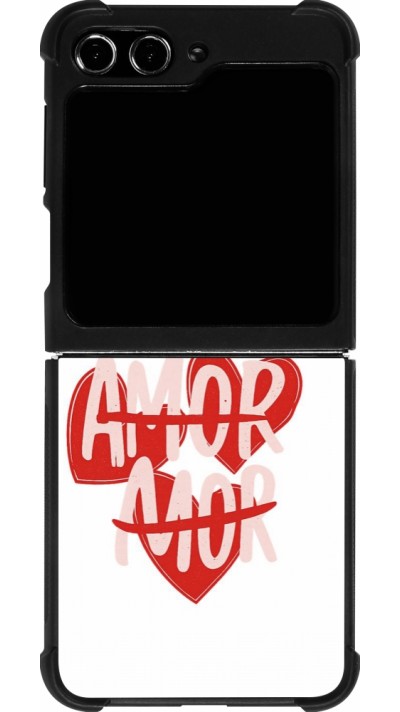 Samsung Galaxy Z Flip5 Case Hülle - Silikon schwarz Saint Valentines Day 26 Amor