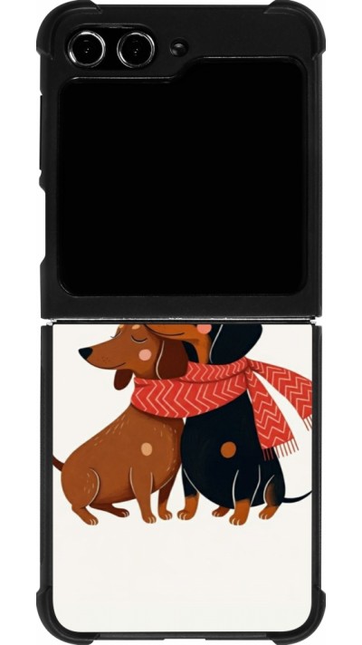 Samsung Galaxy Z Flip5 Case Hülle - Silikon schwarz Saint Valentines Day 26 Happy Valentine