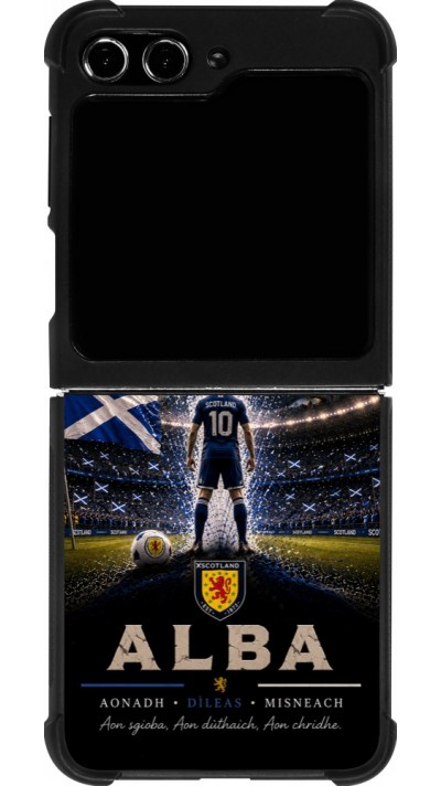 Samsung Galaxy Z Flip5 Case Hülle - Silikon schwarz Fussball Schottland splash 2026
