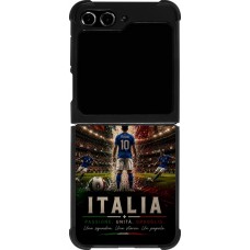 Samsung Galaxy Z Flip5 Case Hülle - Silikon schwarz Fussball Italien splash 2026
