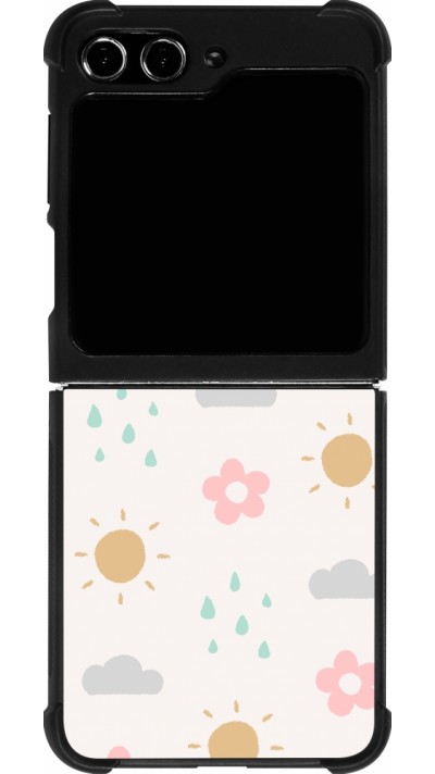 Samsung Galaxy Z Flip5 Case Hülle - Silikon schwarz Spring 23 weather