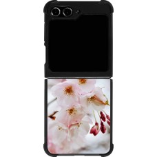 Samsung Galaxy Z Flip5 Case Hülle - Silikon schwarz Cherry tree 2026
