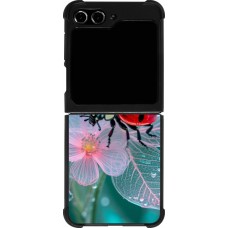 Samsung Galaxy Z Flip5 Case Hülle - Silikon schwarz Ladybird in bloom 2026
