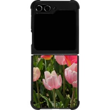 Samsung Galaxy Z Flip5 Case Hülle - Silikon schwarz Tulips 2026