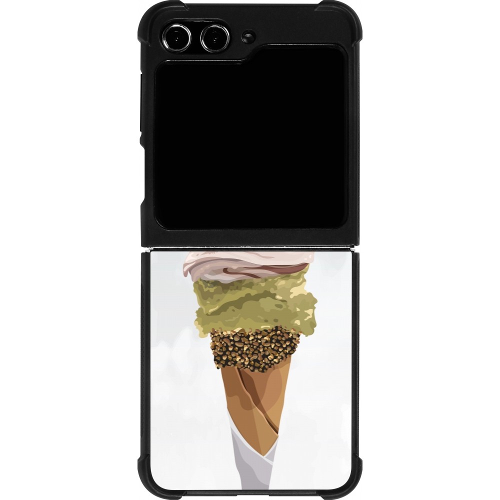 Samsung Galaxy Z Flip5 Case Hülle - Silikon schwarz Summer 2025 Cornet