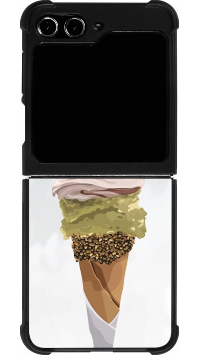Samsung Galaxy Z Flip5 Case Hülle - Silikon schwarz Summer 2025 Cornet