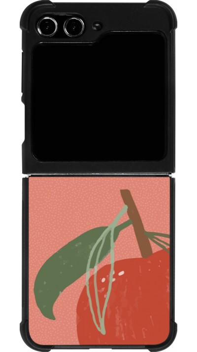 Samsung Galaxy Z Flip5 Case Hülle - Silikon schwarz Summer 2025 Hello summer