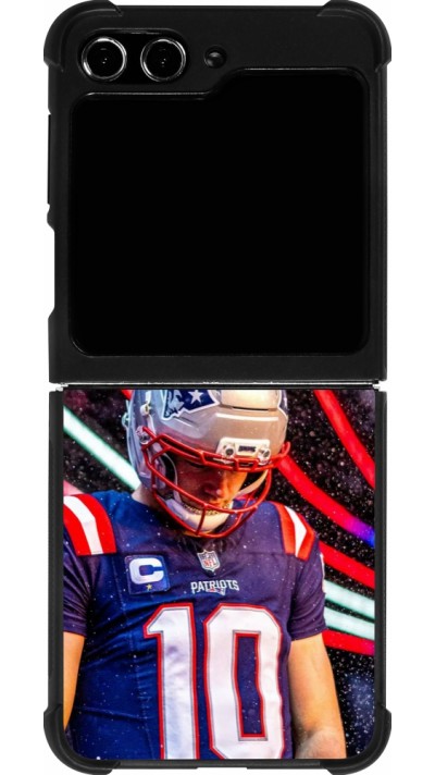 Samsung Galaxy Z Flip5 Case Hülle - Silikon schwarz Super Bowl 26 Patriots 3