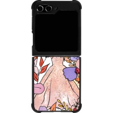 Samsung Galaxy Z Flip5 Case Hülle - Silikon schwarz Taylor Swift Sketch - White