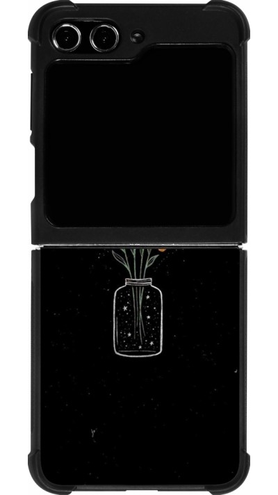 Samsung Galaxy Z Flip5 Case Hülle - Silikon schwarz Vase black