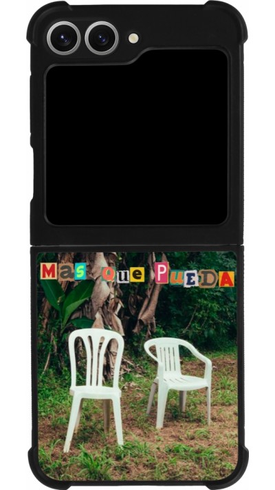 Samsung Galaxy Z Flip6 Case Hülle - Silikon schwarz Chairs DTMF