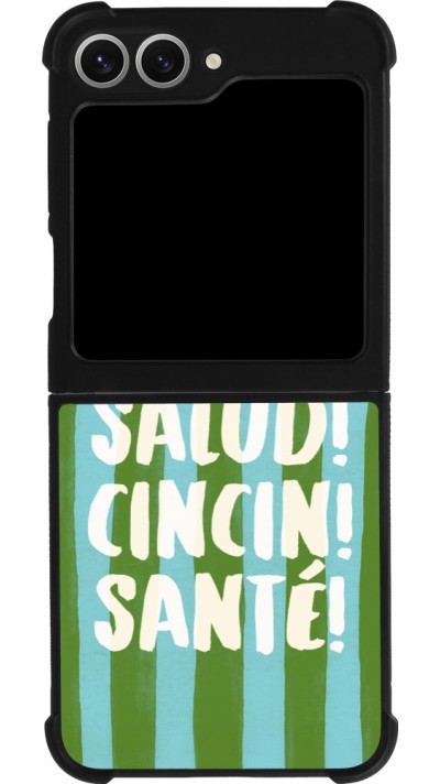 Samsung Galaxy Z Flip6 Case Hülle - Silikon schwarz Cheers 2026