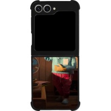 Samsung Galaxy Z Flip6 Case Hülle - Silikon schwarz Dancing frog DTMF