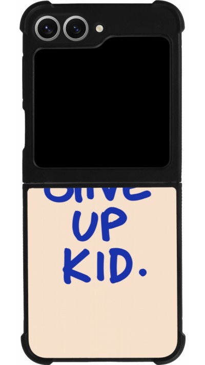 Samsung Galaxy Z Flip6 Case Hülle - Silikon schwarz Dont give up kid 2026