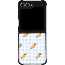 Samsung Galaxy Z Flip6 Case Hülle - Silikon schwarz Easter 2026 Pattern carrots