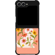 Samsung Galaxy Z Flip6 Case Hülle - Silikon schwarz Easter 2026 Rabbit collage